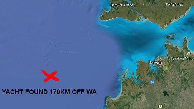 mystery of the sunken yacht - what happened to the crew? - there’s no-one reported missing in spite of Police efforts ©  SW